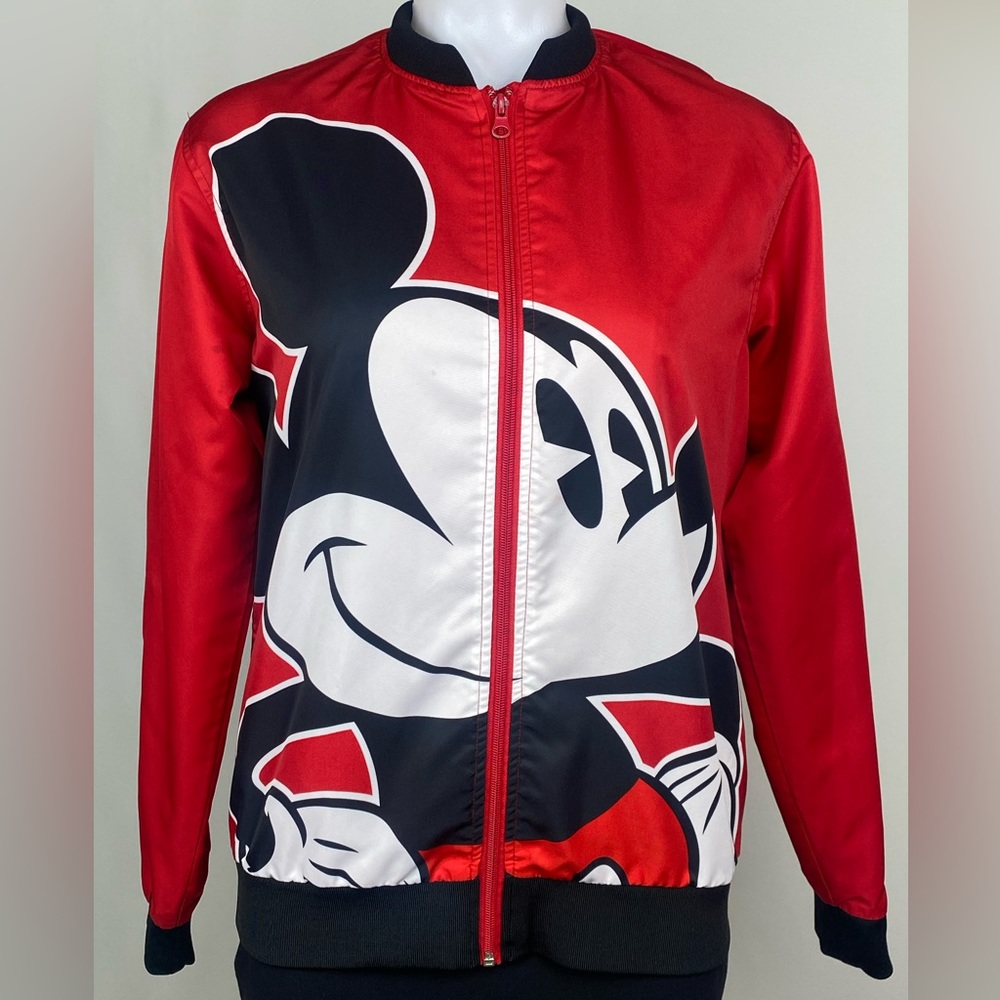 Disney Jumbo Mickey Mouse Bomber Light Weight Jacket-Size Small